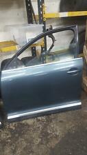 Volkswagen Touareg 2002-2007 Passenger NSF Front Door Grey Blue LD7U